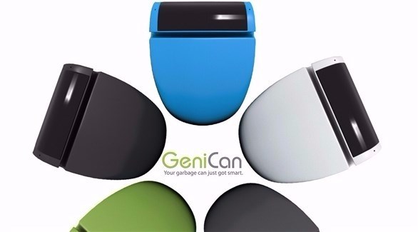 GeniCan  أول جهاز ذكي في العالم مخصص لسلات المهملات (تكنولوجيا)