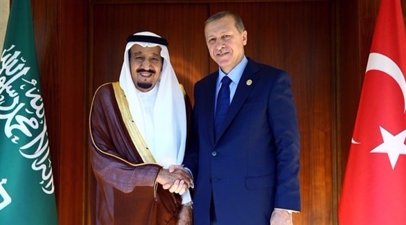 العاهل السعودي وأردوغان (أرشيف)