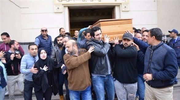 جنازة الفنان المصري صلاح رشوان (المصدر)