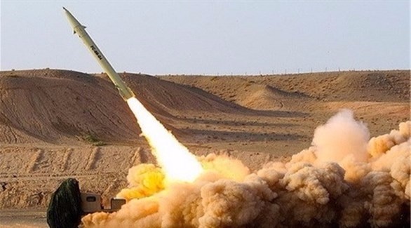 إطلاق أحد الصواريخ الإيرانية من طراز فاتح 110 (تسنيم)