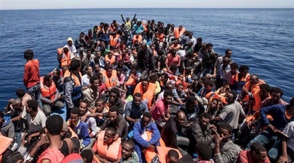 أحد قوارب المهاجرين من أفريقيا إلى أوروبا (أرشيف)