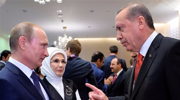 الرئيس التركي رجب طيب أردوغان ونظيره الروسي فلاديمير بوتين (أرشيف)