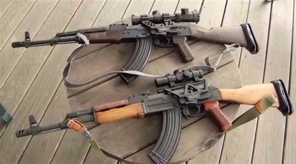   بندقيتان من طراز  AK47 (أرشيف)