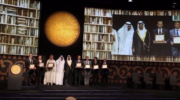 من احتفال توزيع جائزة الشيخ زايد للكتاب.(أرشيف)