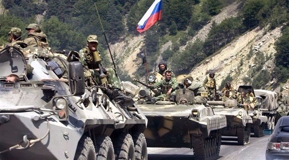 قوات روسية يعتقد أنها في منطقة عفرين السورية.(أرشيف)