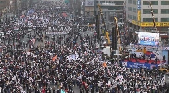 مظاهرات جديدة مناهضة في سيؤول (أرشيف)