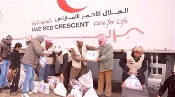 مساعدات الهلال الأحمر الإماراتي (أرشيف)