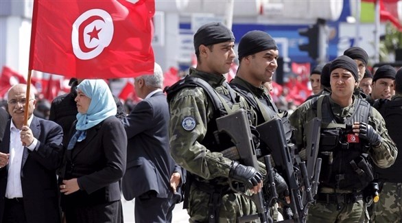 عناصر من الشرطة التونسية 
