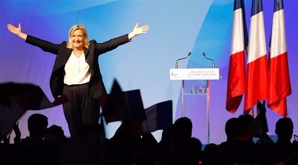 زعيمة حزب اليمين المتطرف "ماري لوبان"