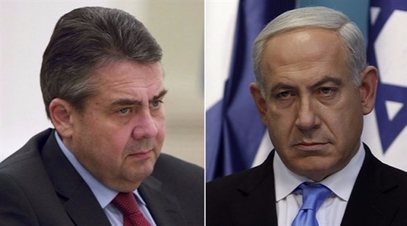 رئيس الوزراء الإسرائيلي بنيامين نتانياهو ووزير الخارجية الألماني سيجمار جابريل (أرشيف)