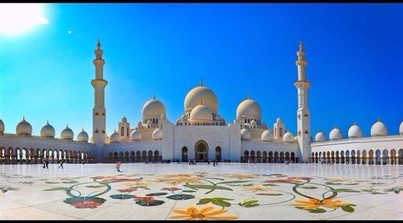جامع الشيخ زايد الكبير في أبو ظبي.(أرشيف)