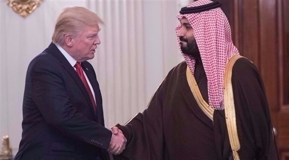 ولي ولي العهد السعودي الأمير محمد بن سلمان والرئيس الأمريكي دونالد ترامب.(أرشيف)