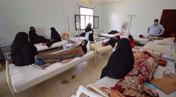 مصابون بالكوليرا في اليمن (أرشيف)