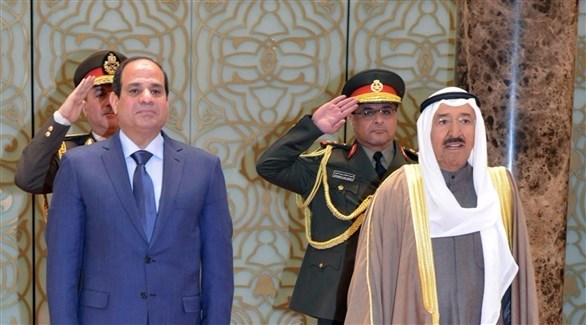 الرئيس المصري في زيارة سابقة لدولة الكويت (أرشيف)