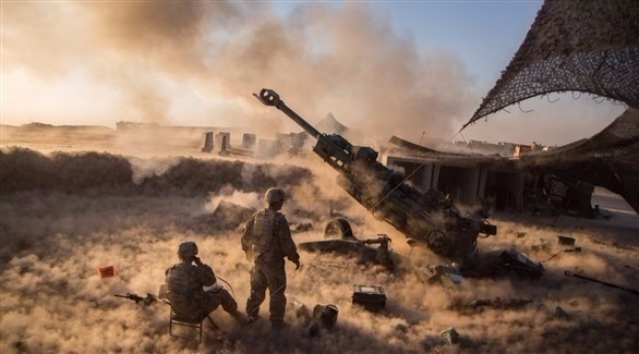 جنود أمريكيون يقصفون داعش في العراق.(أرشيف)