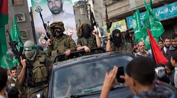 مقاتلون من كتائب القسام في غزة.(أرشيف)