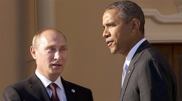 أوباما والرئيس الروسي فلاديمير بوتين (أرشيف)