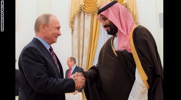 ولي العهد السعودي الأمير محمد بن سلمان والرئيس الروسي فلاديمير بوتين.(أرشيف)