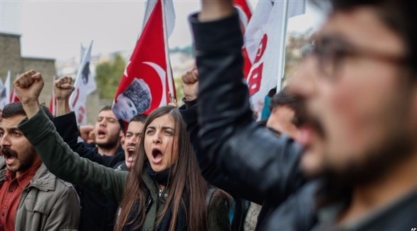 احتجاجات لأتراك في ألمانيا (أرشيف)