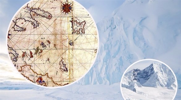 خريطة أثرية تدل على خلو القطب الجنوبي من الجليد (ديلي ستار)