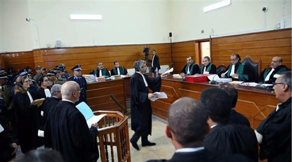 جانب من إحدى جلسات المحاكمة في المغرب