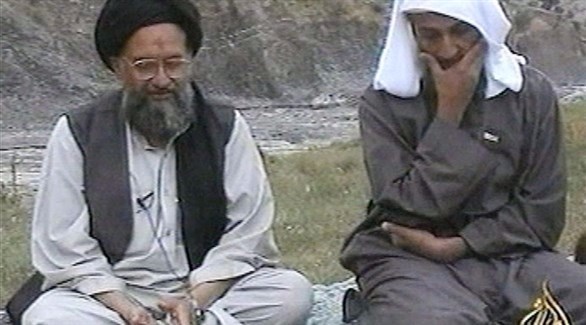 أسامة بن لادن وأيمن الظواهري في شريط على قناة الجزيرة.(أرشيف)