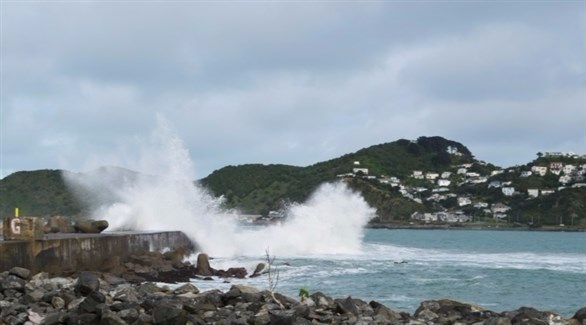 موجات مد عالية في نيوزيلندا (أرشيف)