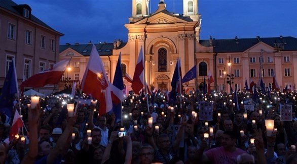 تظاهرات في بولندا (أرشيف)