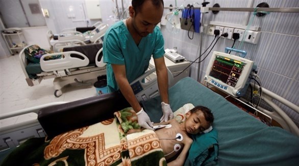 طفل مصاب بالكوليرا في اليمن (أرشيف)