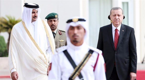 أمير قطر تميم آل ثاني والرئيس التركي رجب طيب أردوغان (أرشيف)