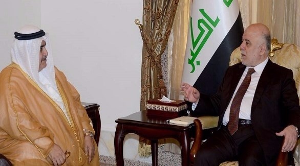 حيدر العبادي يستقبل وزير خارجية البحرين الشيخ خالد بن أحمد آل خليفة (أرشيف)