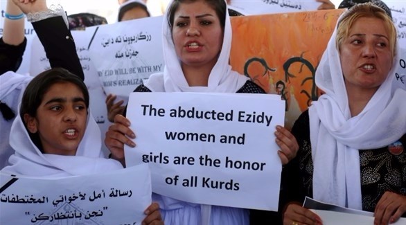 دعم من النساء العراقيات للذين تعرضن للخطف من قبل داعش (أرشيف)