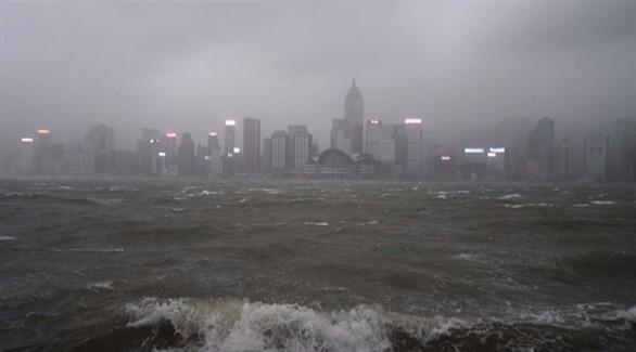 إعصار هاتو في هونغ كونغ (أرشيف)