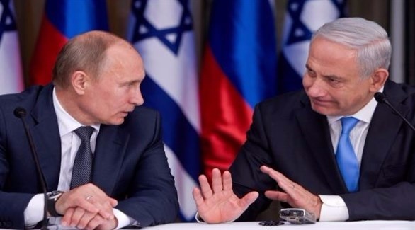 الرئيس الروسي فلاديمير بوتين ورئيس الوزراء الإسرائيلي بنيامين نتانياهو.(أرشيف)