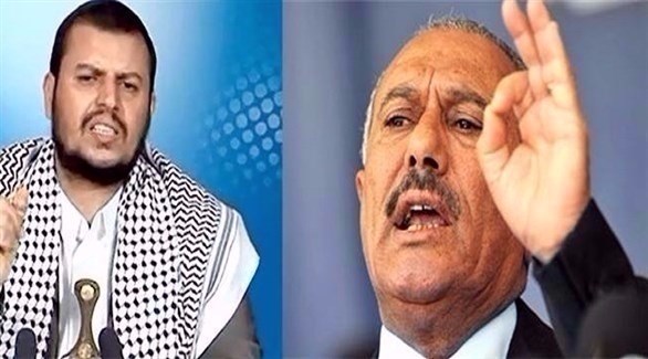 المخلوع صالح وزعيم الحوثيين عبدالملك الحوثي (أرشيف)