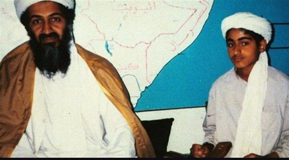 أسامة بن لادن، وابنه حمزة (أرشيفية)