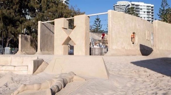 فندق من الرمال يفتتح أبوابه على شاطئ أسترالي (يو بي آي)