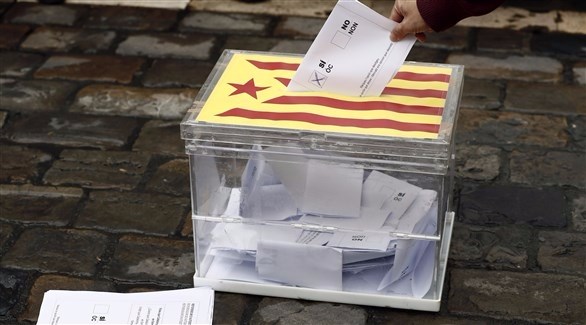 صندوق رمزي للانتخابات المزمع عقدها في الاقليم الاسباني (اي بي اي)