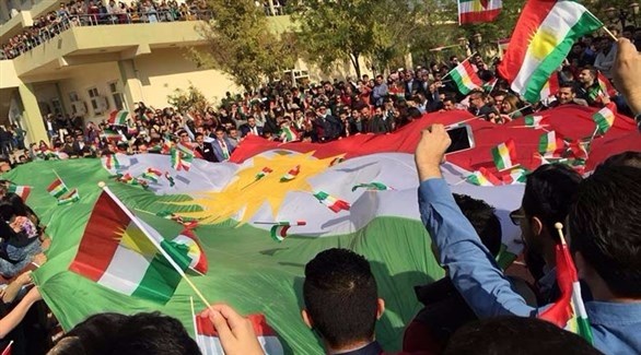 تظاهرة مؤيدة للاستقلال في كردستان العراق.(أرشيف)