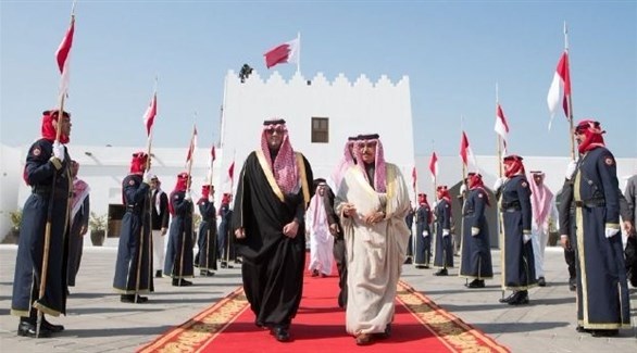 زيارة وزير الداخلية السعودي الأمير عبد العزيز بن سعود بن نايف آل سعود إلى البحرين (أرشيف)