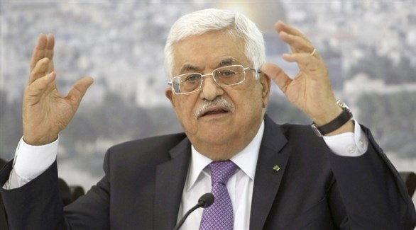 الرئيس الفلسطيني محمود عباس في افتتاح المجلس المركزي لمنظمة التحرير (أف ب)