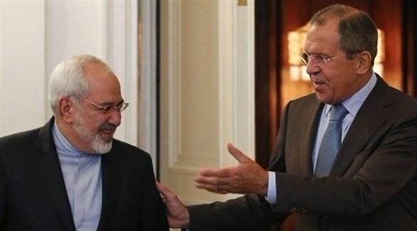 وزير الخارجية الروسي سيرغي لافروف ونظيره الإيراني محمد جواد ظريف (أرشيف)