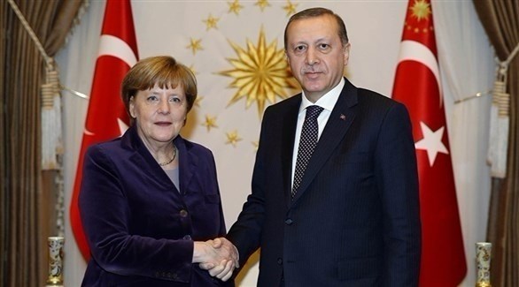 أردوغان وميركل (أرشيف)