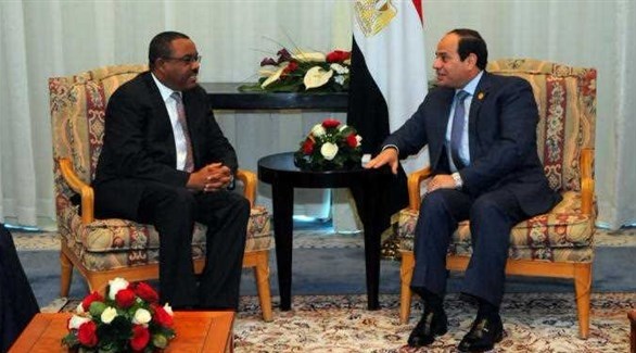 السيسي ورئيس وزراء اُثيوبيا (أرشيف)