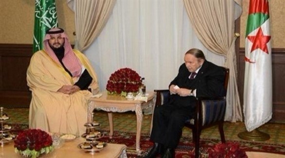 الرئيس الجزائري عبدالعزيز بوتفليقة يستقبل  الأمير تركي بن محمد آل سعود (من المصدر)