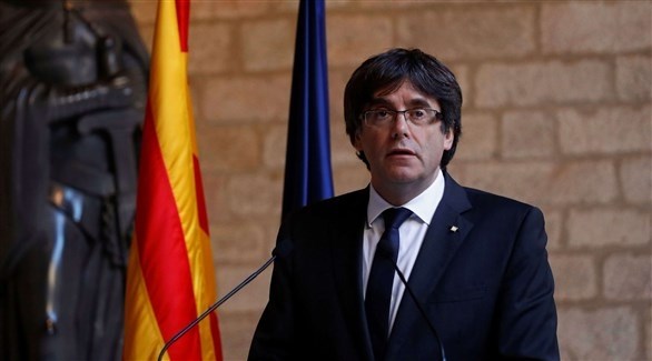 رئيس إقليم كتالونيا المقال كارليس بوتشيمون (أرشيف)