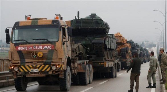 الجيش التركي قرب الحدود مع سوريا (أرشيف)