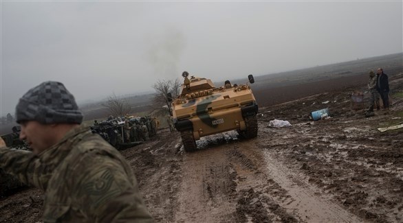 عناصر من الجيش التركي في عفرين (إي بي أيه)