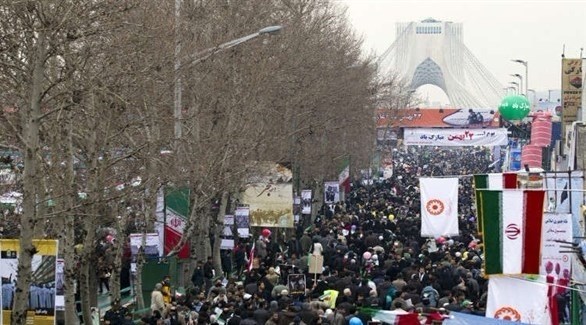 إحدى مسيرات الذكرى السنوية للثورة الإيرانية (أرشيف)