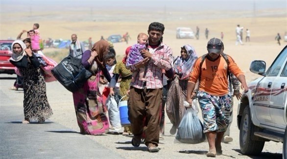 نازحون عراقيون يعودون إلى منازلهم.(أرشيف)